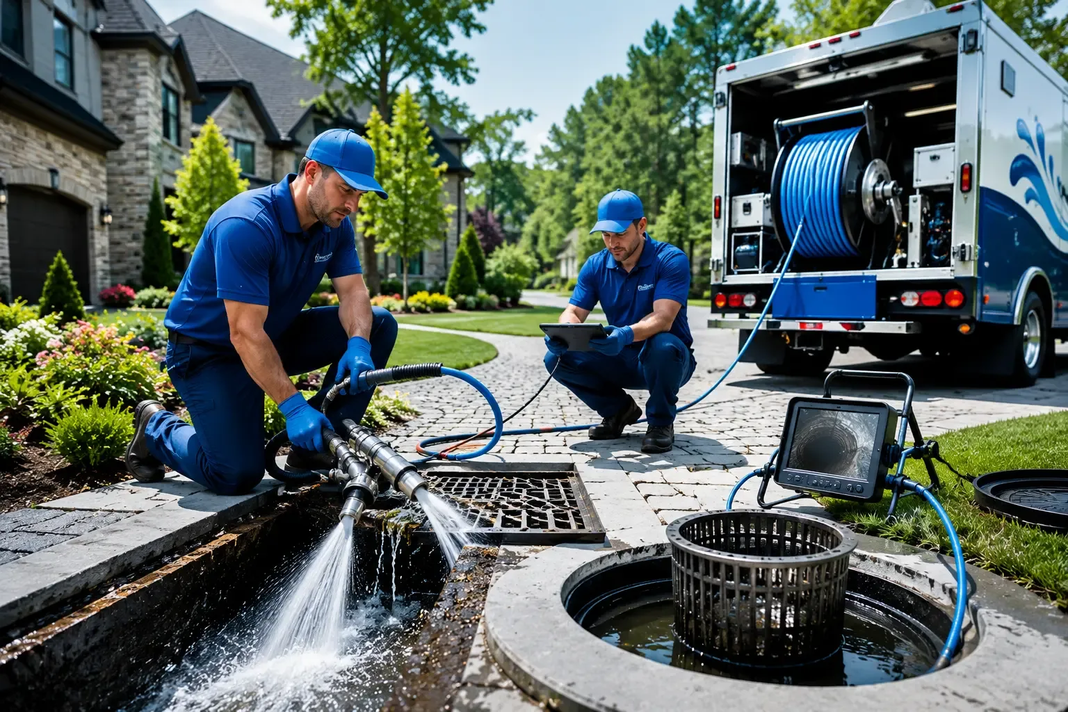 Local outdoor drain cleaning professionals in Newtown, CT